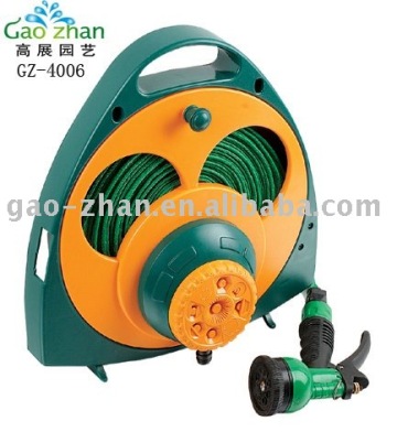 15M Flat Hose Reel with hose