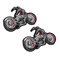 Applique de patchs de broderie moto Chopper