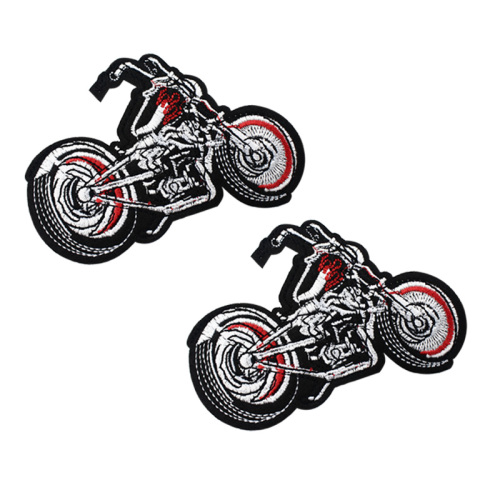 Chopper Motorrad Stickerei Patches Applikation