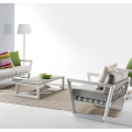Mobiliário de sofá de alumínio para exterior