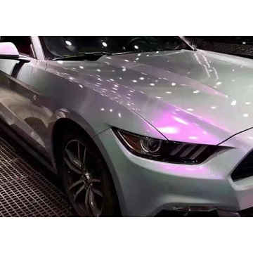 Pearl White Gloss Purple Car Wrap