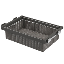 Pull Out Rattan Basket Wicker Storage