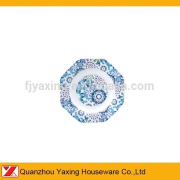 Yaxing melamine 8.5" Octagon Soup Plate