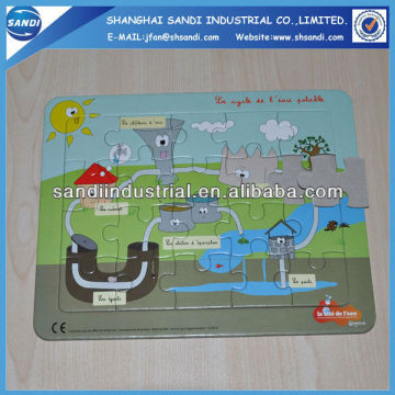 cardboard paper puzzle