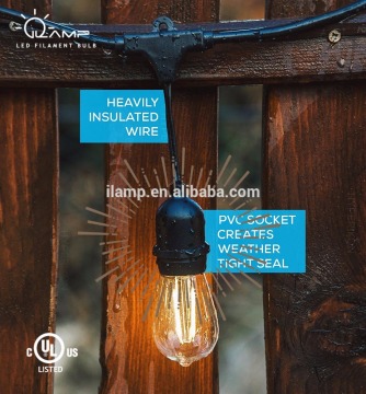 Industrial string lights string globe lights for garden