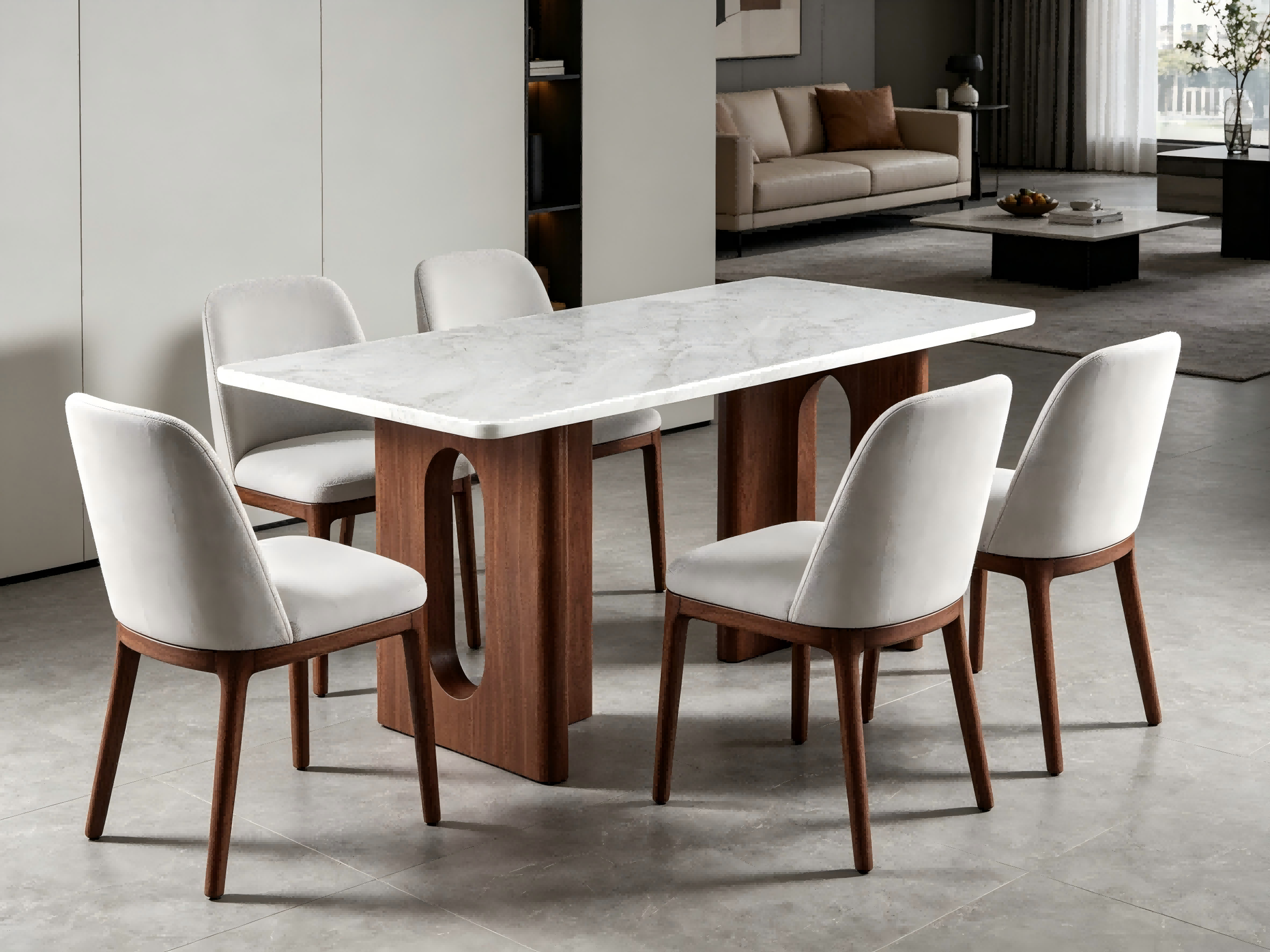 BR-DT-6104 обеденный стол5 BR-DT-6104 dining table5