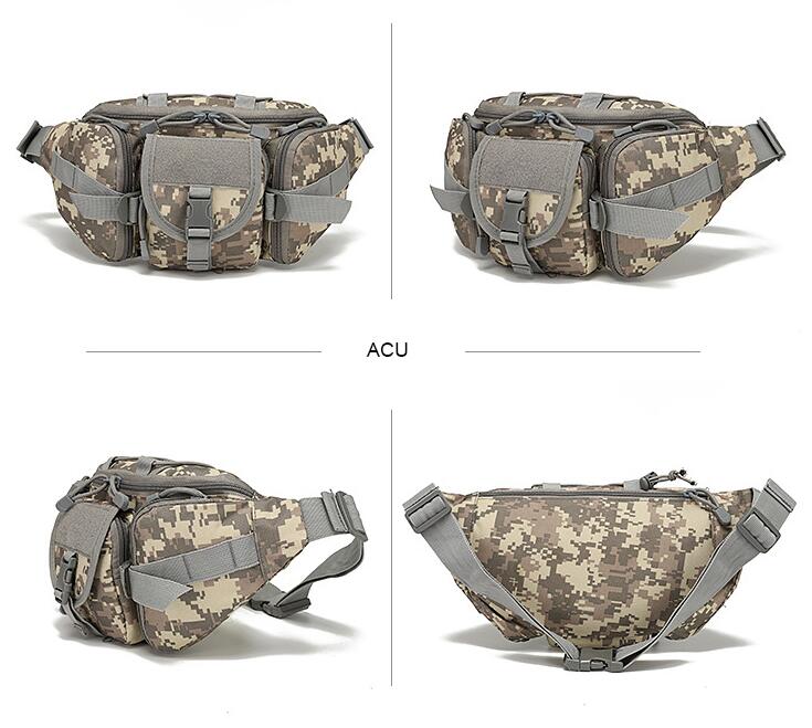 Travel Camping Large Running Belt Fanny Pack, Water Resistant Tactical Molle Bag Waist Pouch Belt Bag