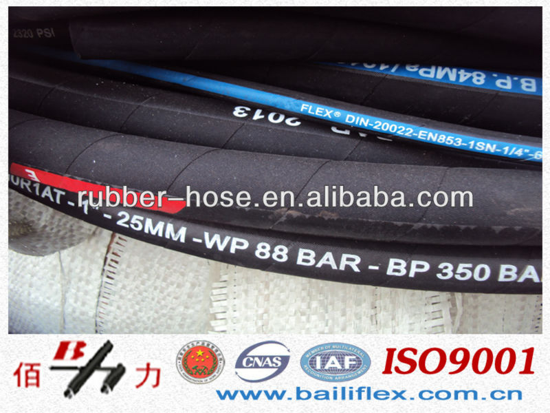 (EN 856 4SP - SAE 100 R9 - DIN 20023 4SP Standard) Hydraulic Hose made in bailihose company, China