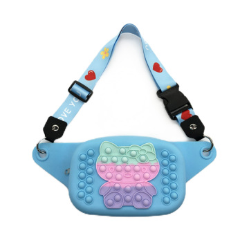 Siliconen Push Bubble Fidget Sensory Purse