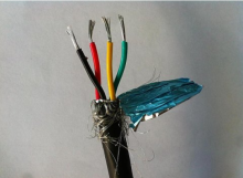 PVC twisted pair insulated shielded wire