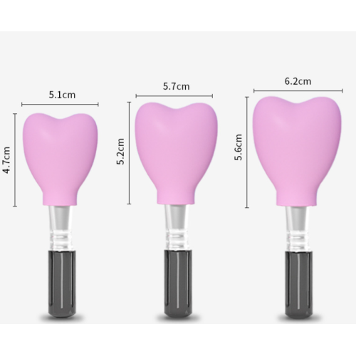 Porta pennello per trucco in silicone da 3 pezzi all&#39;ingrosso personalizzato