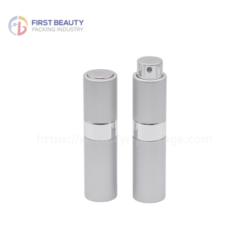 Twist Up Perfume Atomizer Aluminum Perfume Tester Bottle