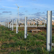 aluminum solar rack for solar power plant