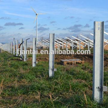 aluminum solar rack for solar power plant