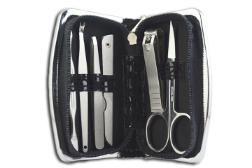 Stainless steel mens manicure set