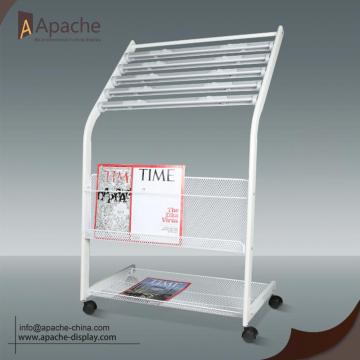 Newspaper Magazine Floor Display Stand