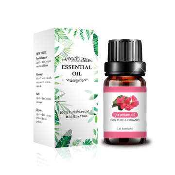 Aceite esencial de geranio en aromaterapia