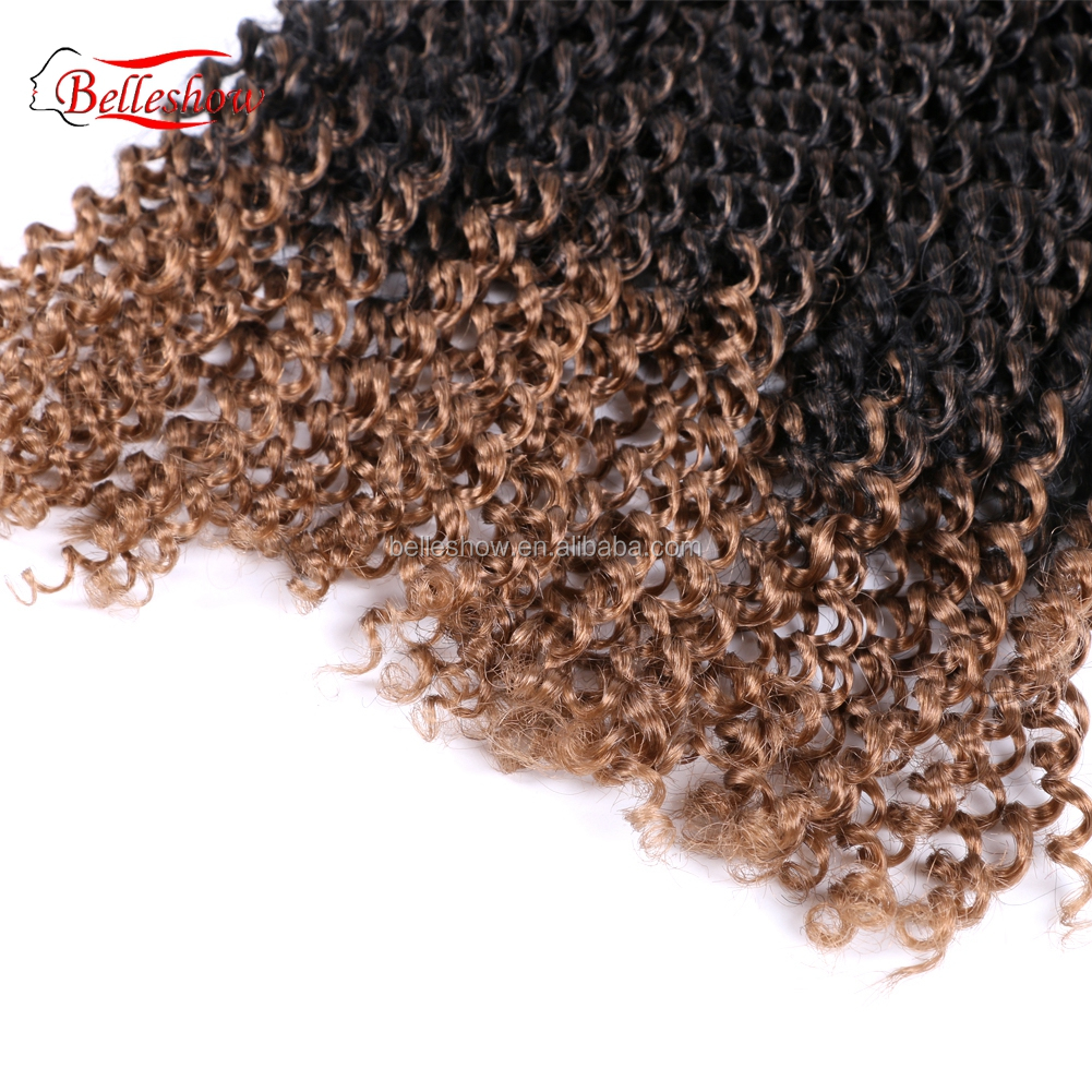 Hot sell New Design 18inch Water wave  Crochet Hair Braid Ombre Color Passion twist hair