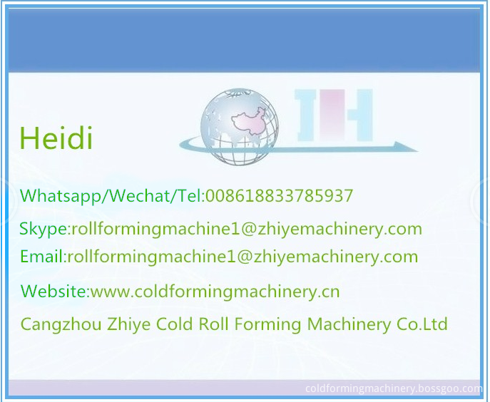 roll forming machine Name Card