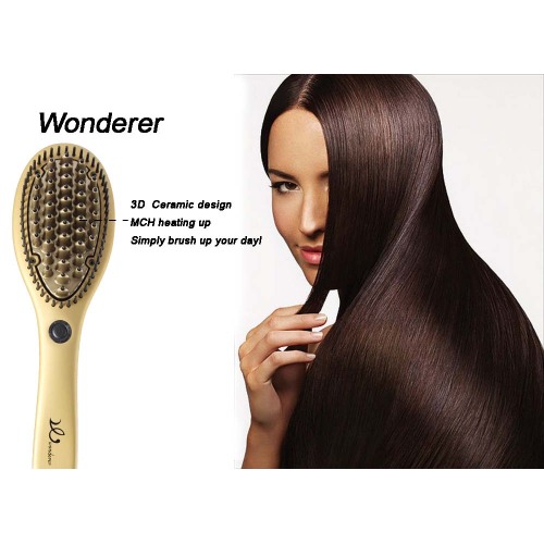 Hairbrush 3D Design Straightener