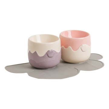 Luxury Ceramic Pet Bowl for Dogs and Cats