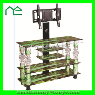 tempered glass led tv stand tv table living room type furniture