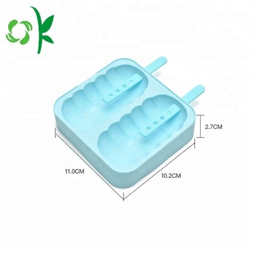 Silicone 2 khay đá có nắp