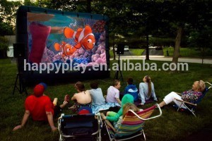 inflatable film screen inflatable projector outdoor waterproof screen