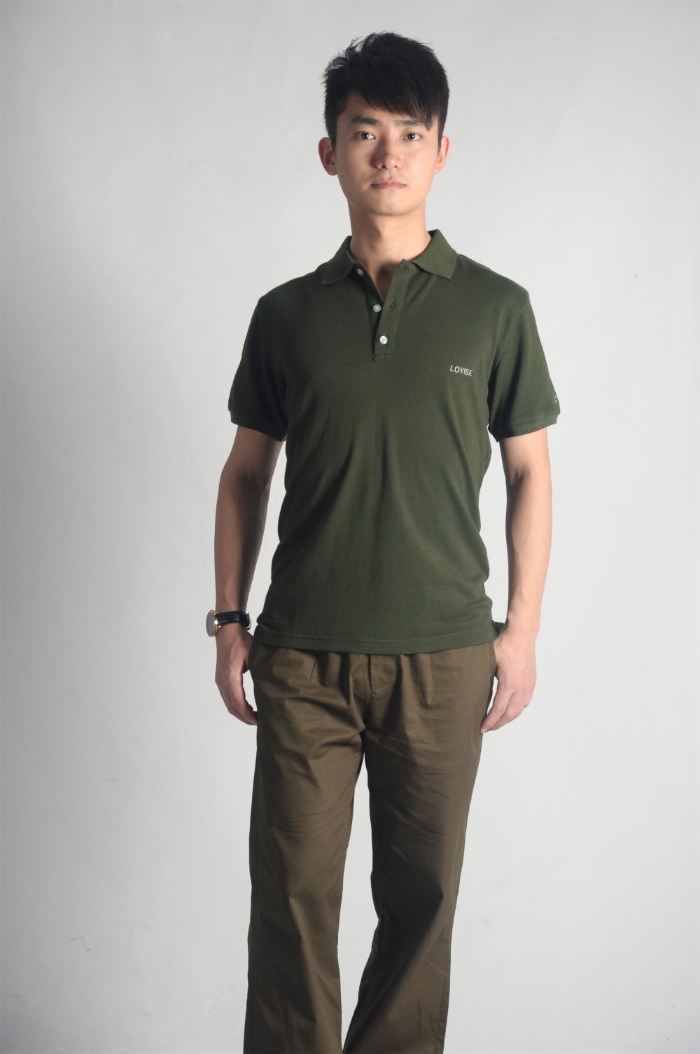 Wholesale cotton businessman polo shirt collar polo shirt