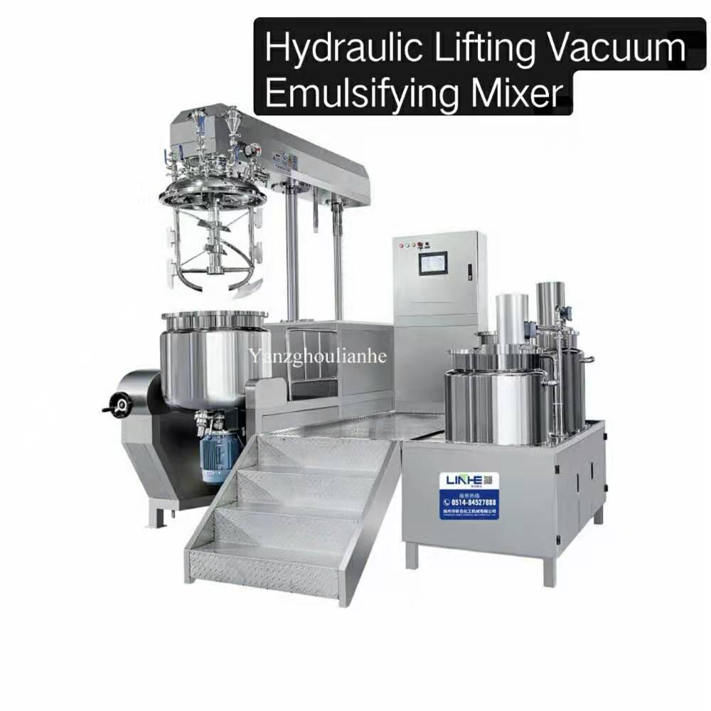 500L Vacuum homogenizing emulsifying machine, homogenizing emulsifying machine, mixer emulsions
