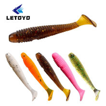 LETOYO 7.5cm 3g Artificial Soft Bait Worm Tail Soft Fishing Lures