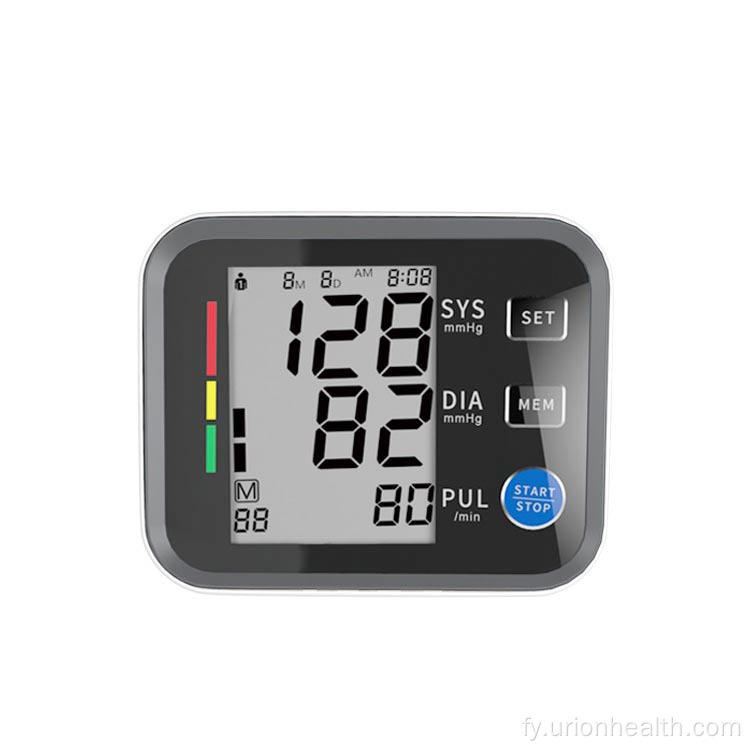 Elektryske digitale earm bloeddruk monitor sphygmomanometer