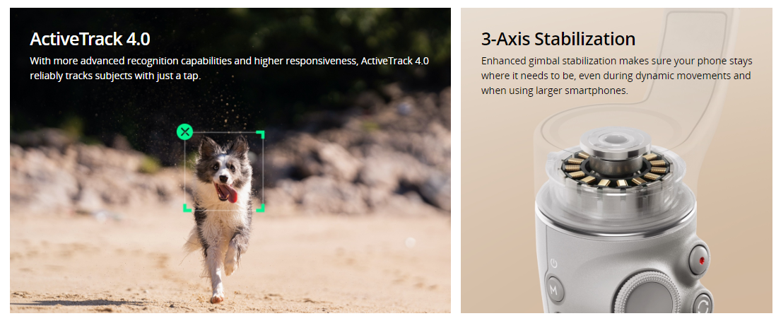 DJI OM5 3-Axis Handheld Gimbal Active Track 4.0 Portable and Foldable OM 5 Original New In Stock for smartphone gimbal