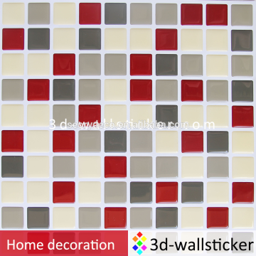 New wallpaper! Wallpaper cover for home interior mosaic decor