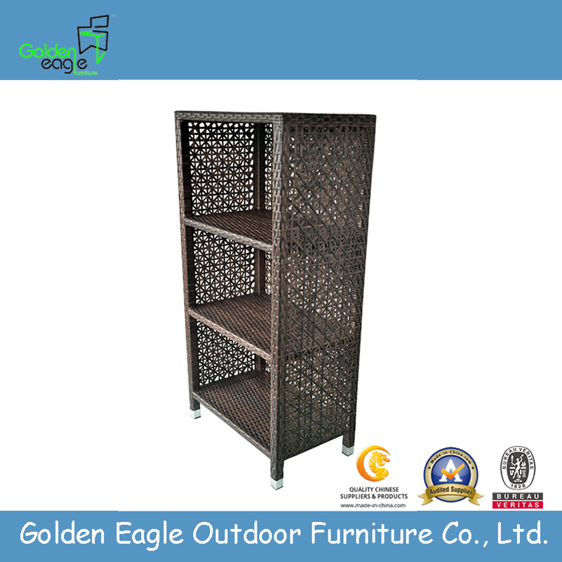 KD rattan furniture wicker storage bookshelf