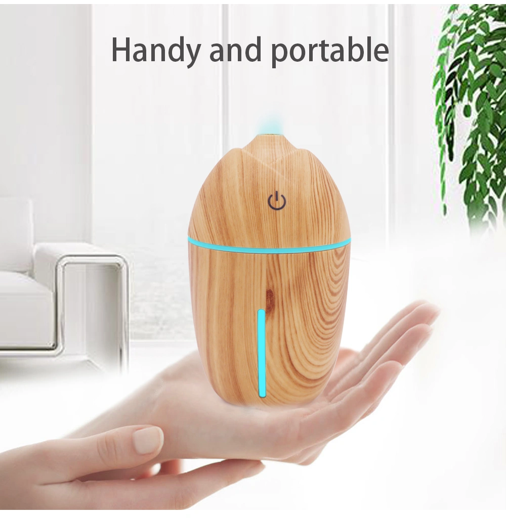 Wood Grain Ultrasonic Air Humidifier USB Humidifier Aroma Diffuser