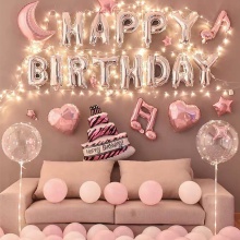 Fashion Wholesale Party Decorative Glowing LED String Lights and Balloon Lights