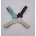 Пользовательские звездные силиконовые многоразовые крепкие магнитные кабельные галстуки