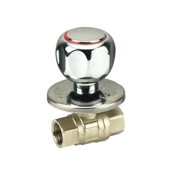 brass concealed ball valves