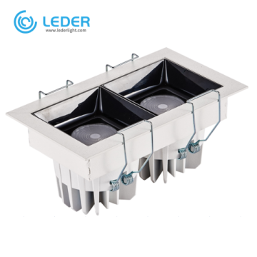 LEDER درجة حرارة اللون قابلة للتعديل 2 * 10W LED Downlight