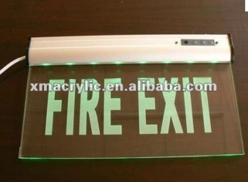 Crystal Brief Display Hanging Acrylic Signboard