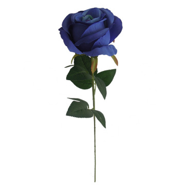 real touch handmade silk blue artificial roses