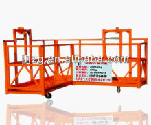 Construction platform power climber suspension platform