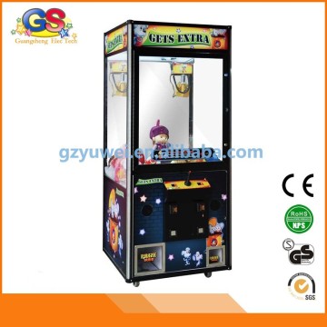 get extra coin operated kids toy crane claw vending claw toy game machine