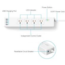 Tuya Surge Protector Smart EU US Power Strip
