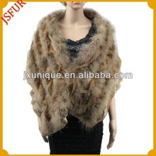 Women's feather with lace trim big scarf