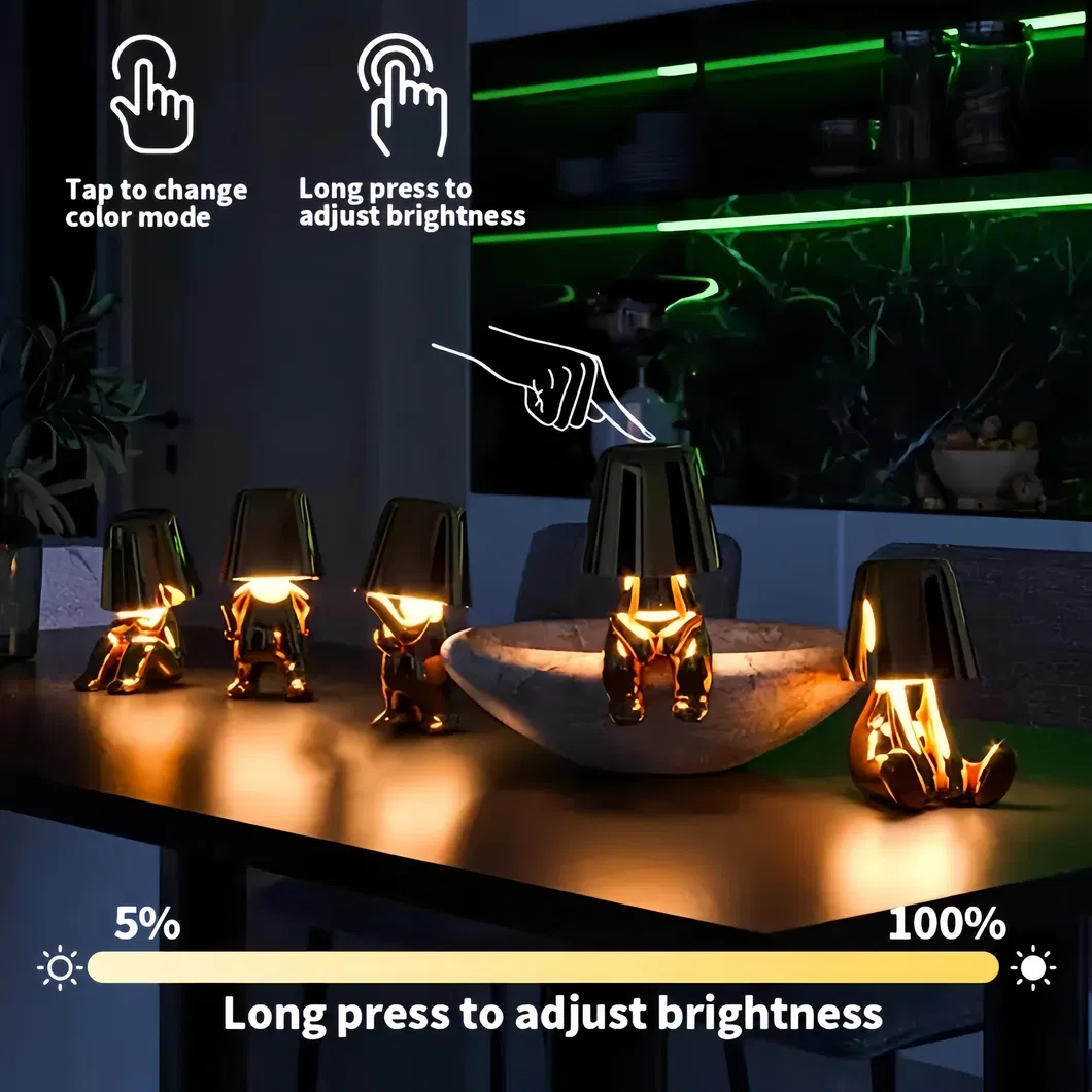 Modern USB Charging Nightlight with Touch Control Features