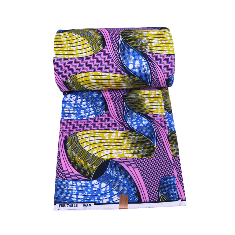 Tessuto africano del tessuto delle stampe della cera del poliestere del tessuto 2018 2018 african fabric Polyester Wax Prints Fabric