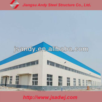 workshop large span steel space frame structural warehouse