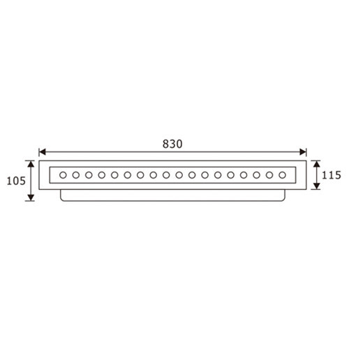 LEDER Stainless Steel DMX512 18W LED Underwater Light